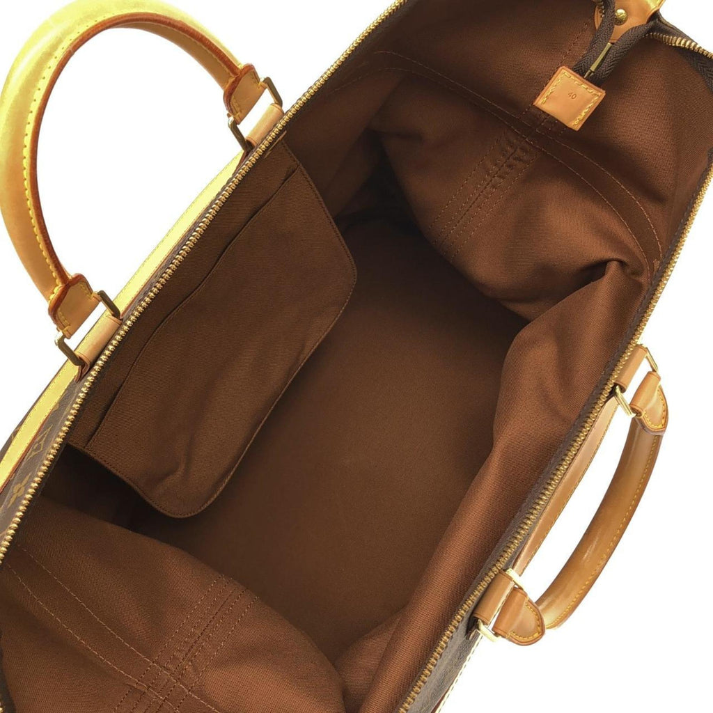 Louis Vuitton Marron Monogram Monogram Coated Canvas Boston Bag