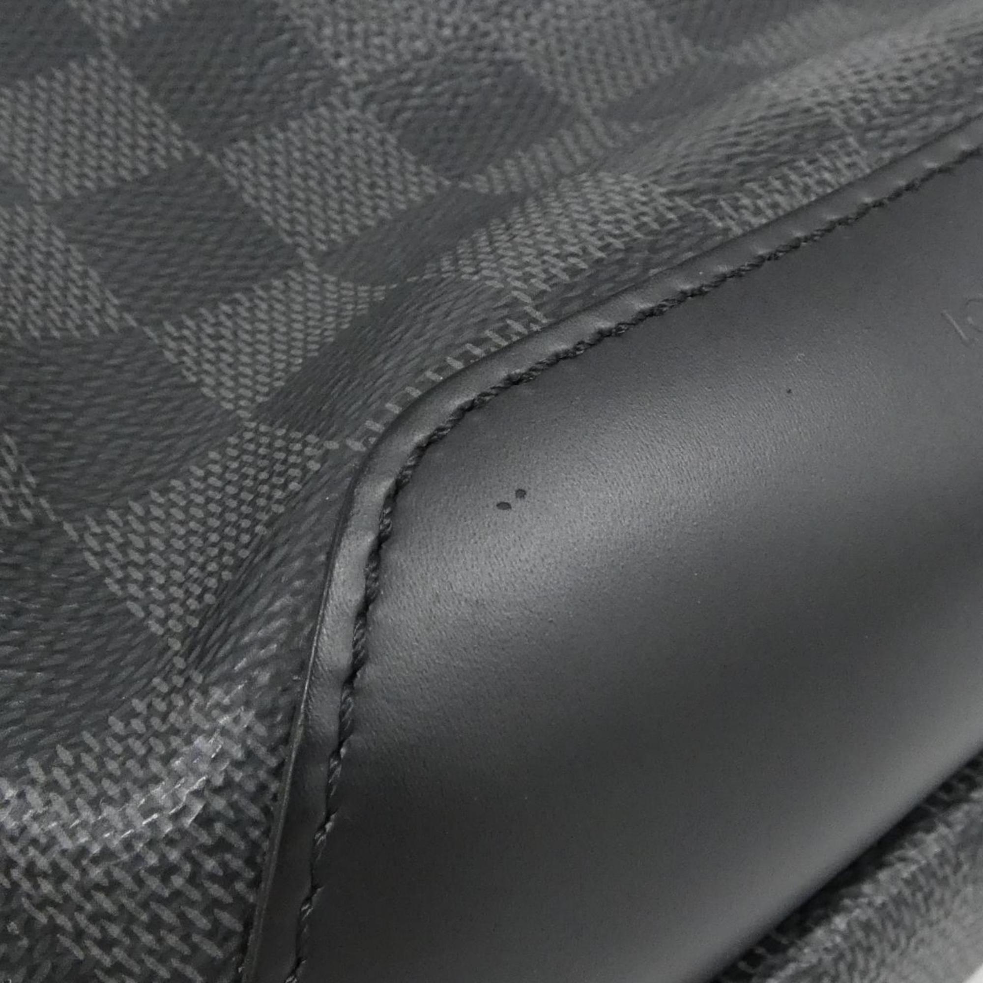 Louis Vuitton Graphite Gray Coated Canvas Shoulder Bag