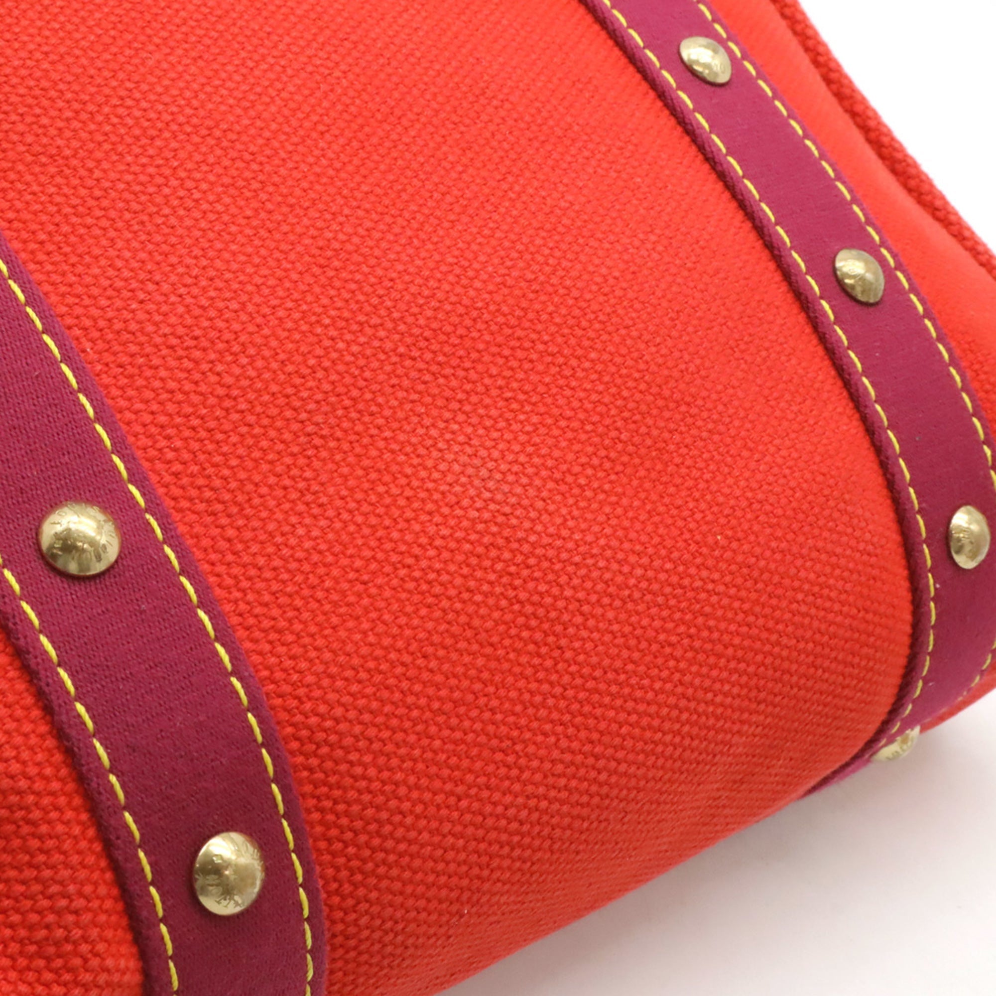 Louis Vuitton Purple Rouge Canvas Shoulder Bag Tote Bag