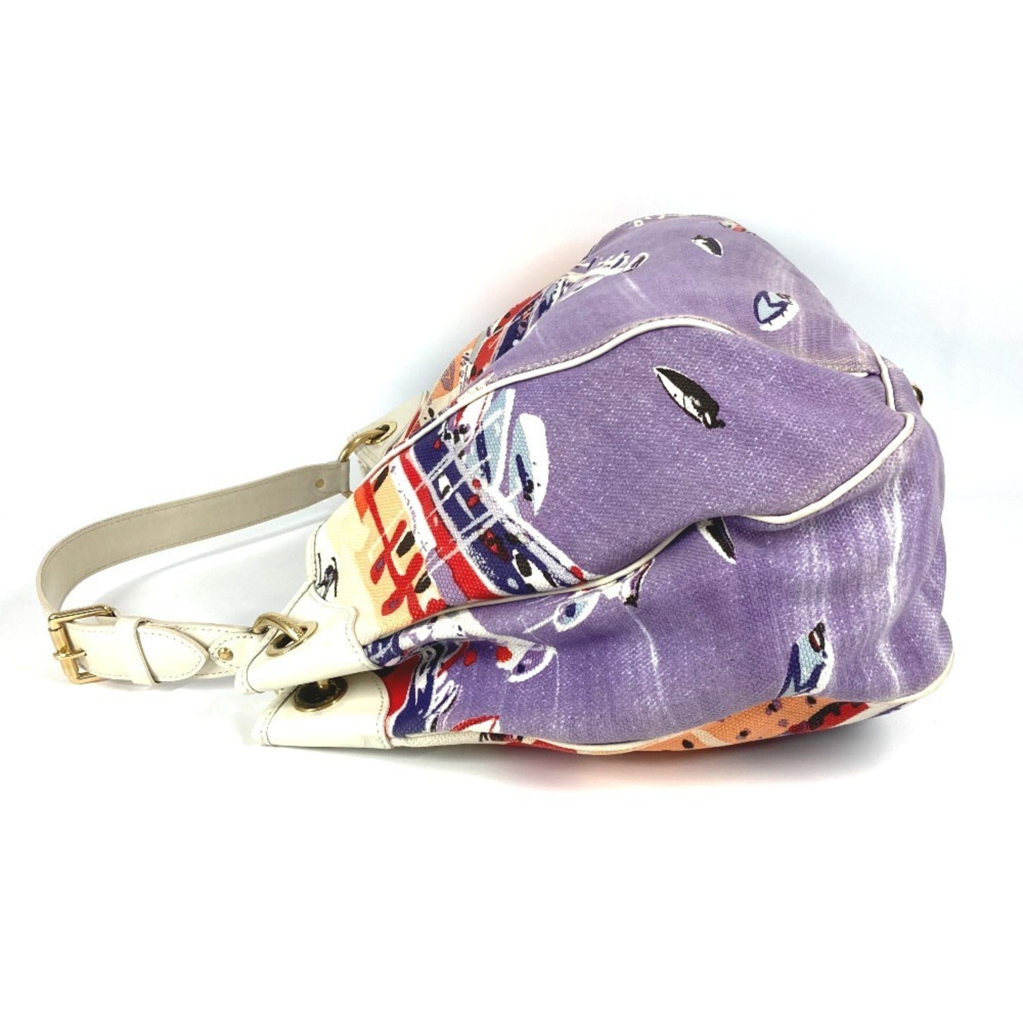 Louis Vuitton Multi-Color Leather Canvas Shoulder Bag