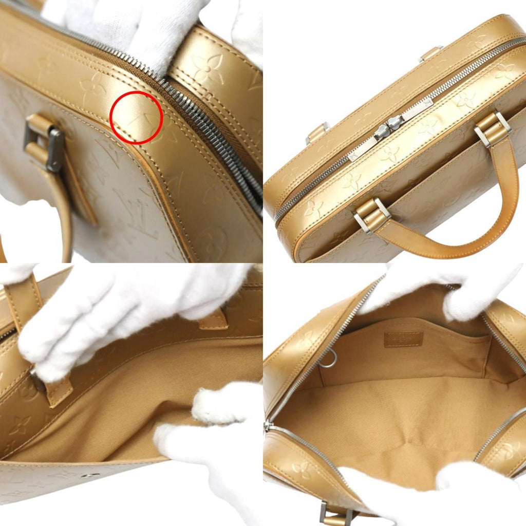 Louis Vuitton Gold Monogram Mat Handbag