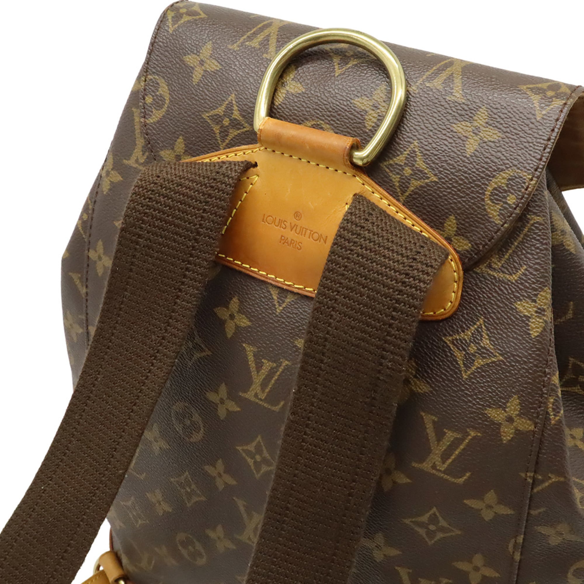 Louis Vuitton Brown Monogram Monogram Pvc Coated Canvas Backpack Shoulder Bag