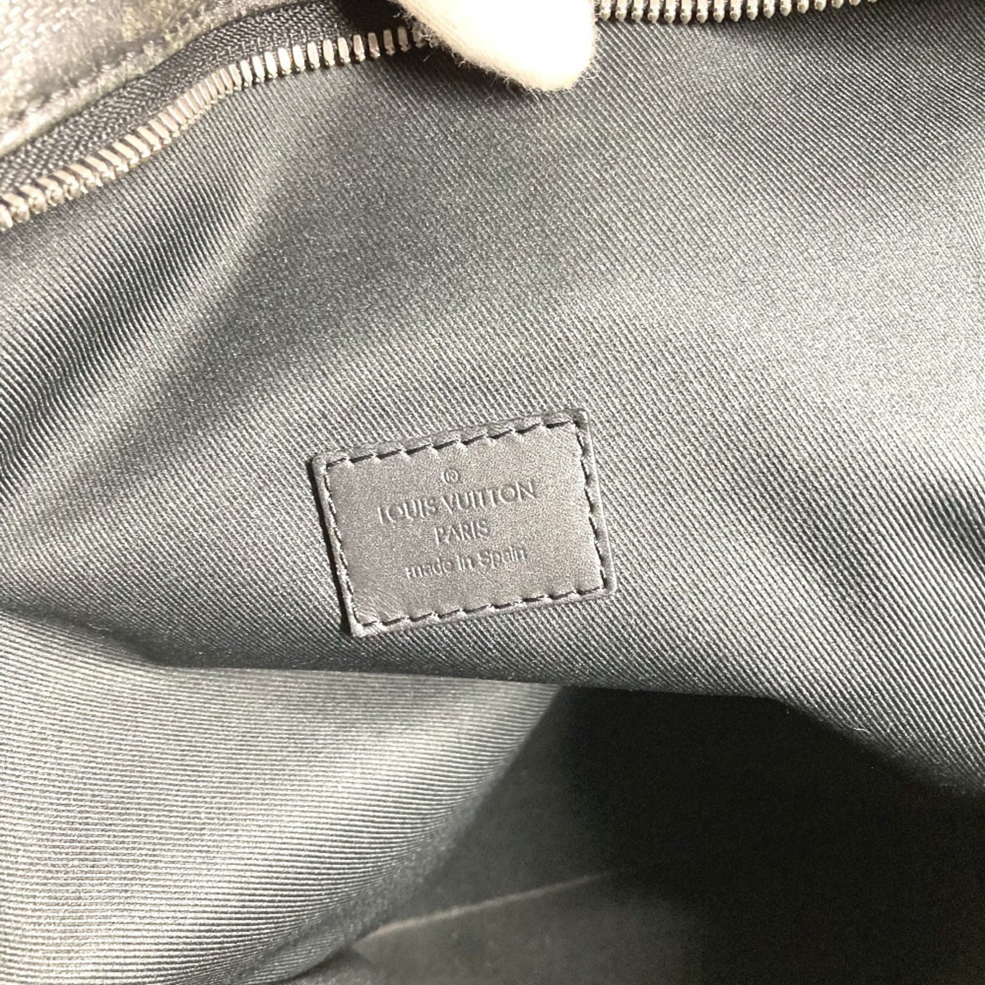 Louis Vuitton Black Damier Infini Leather Backpack