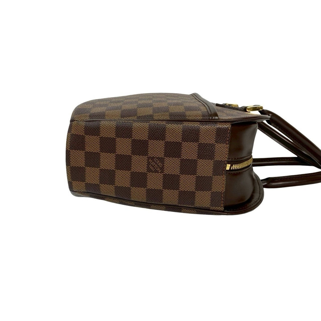 Louis Vuitton Brown Leather Pvc Boston Bag Handbag