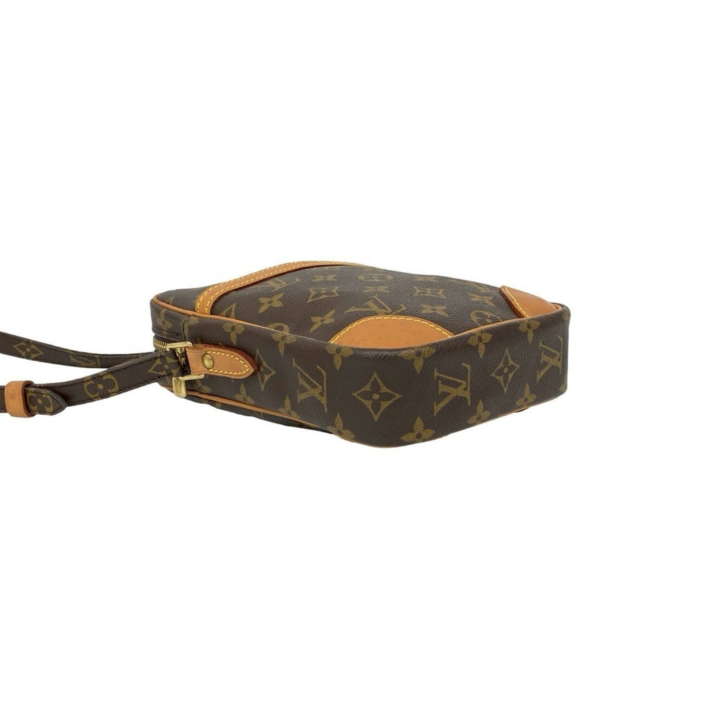 Louis Vuitton Brown Pvc Leather Pochette Shoulder Bag