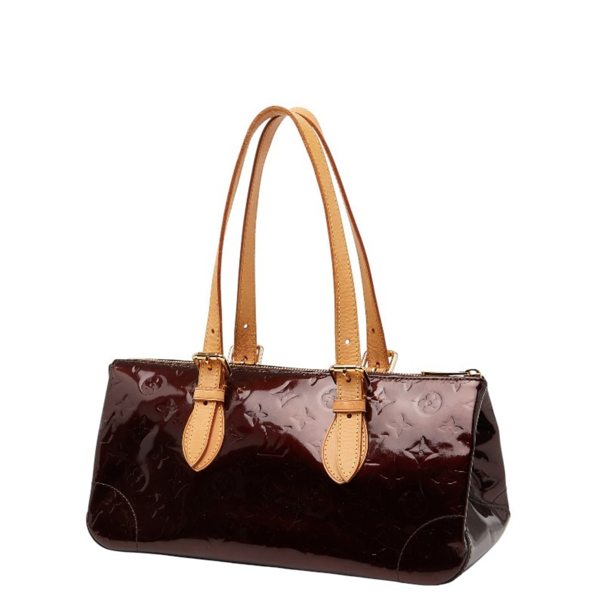 Louis Vuitton Amarante Purple Patent Leather Handbag Shoulder Bag