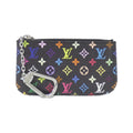 Louis Vuitton Black Coated Canvas Coin Purse/Coin Case