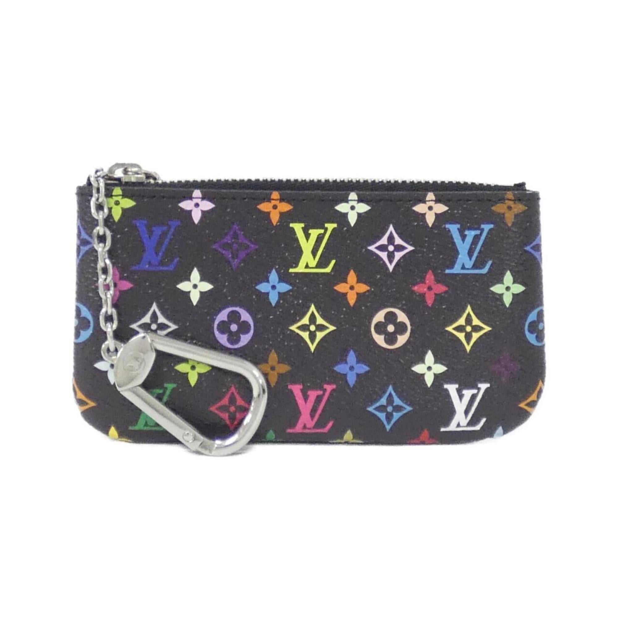 Louis Vuitton Black Coated Canvas Coin Purse/Coin Case
