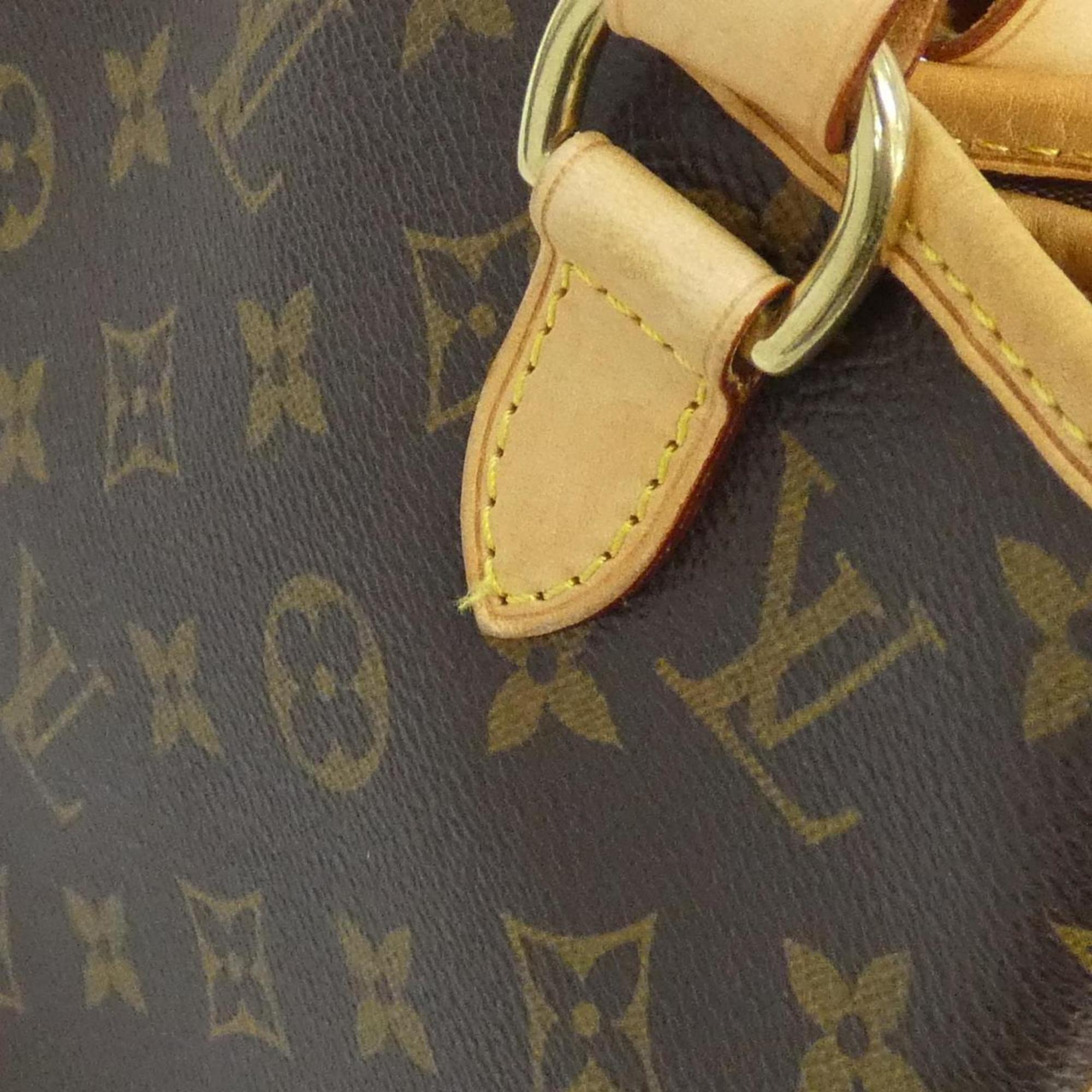 Louis Vuitton Brown Coated Canvas Handbag