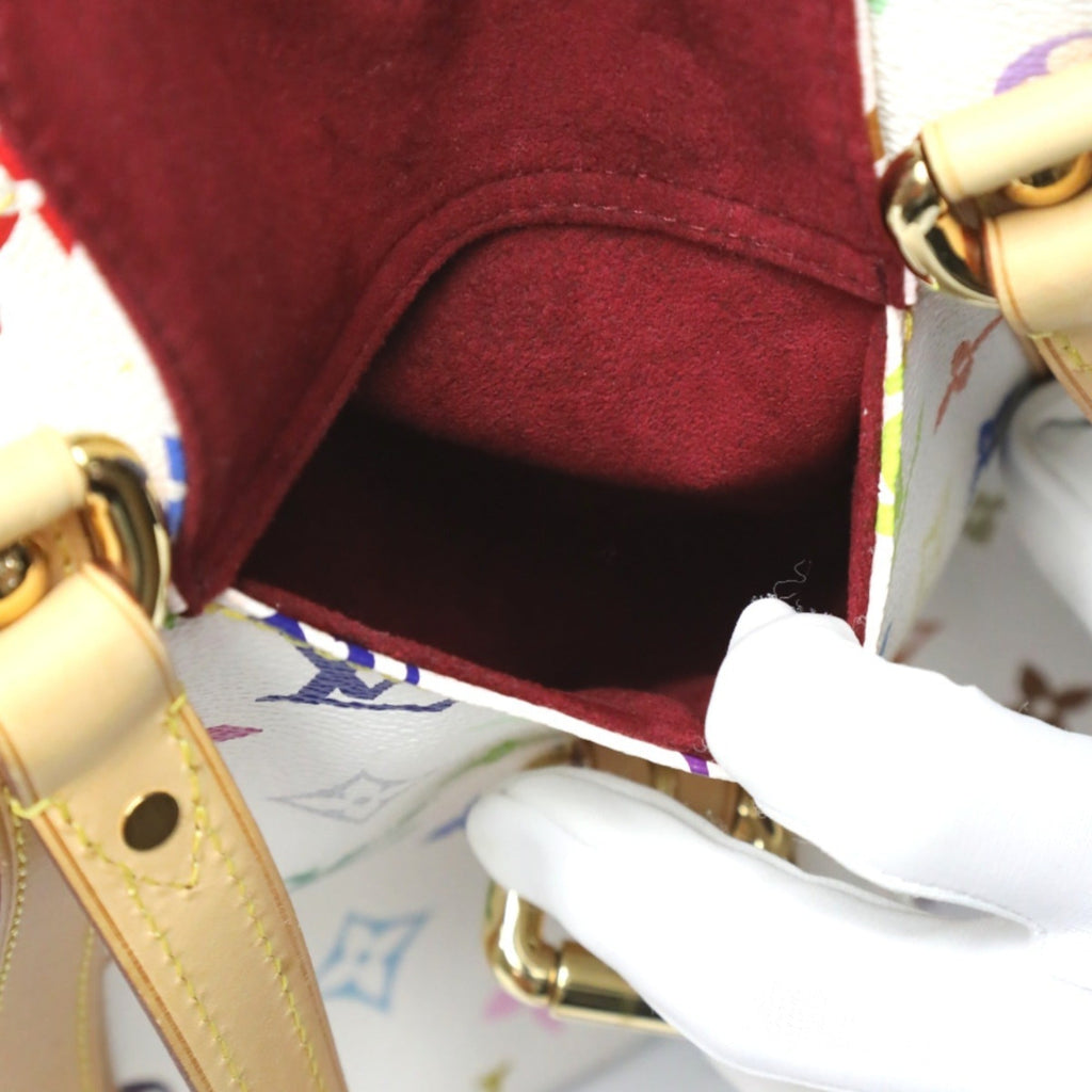 Louis Vuitton Blanc Multi-Color Monogram Multicolore Handbag