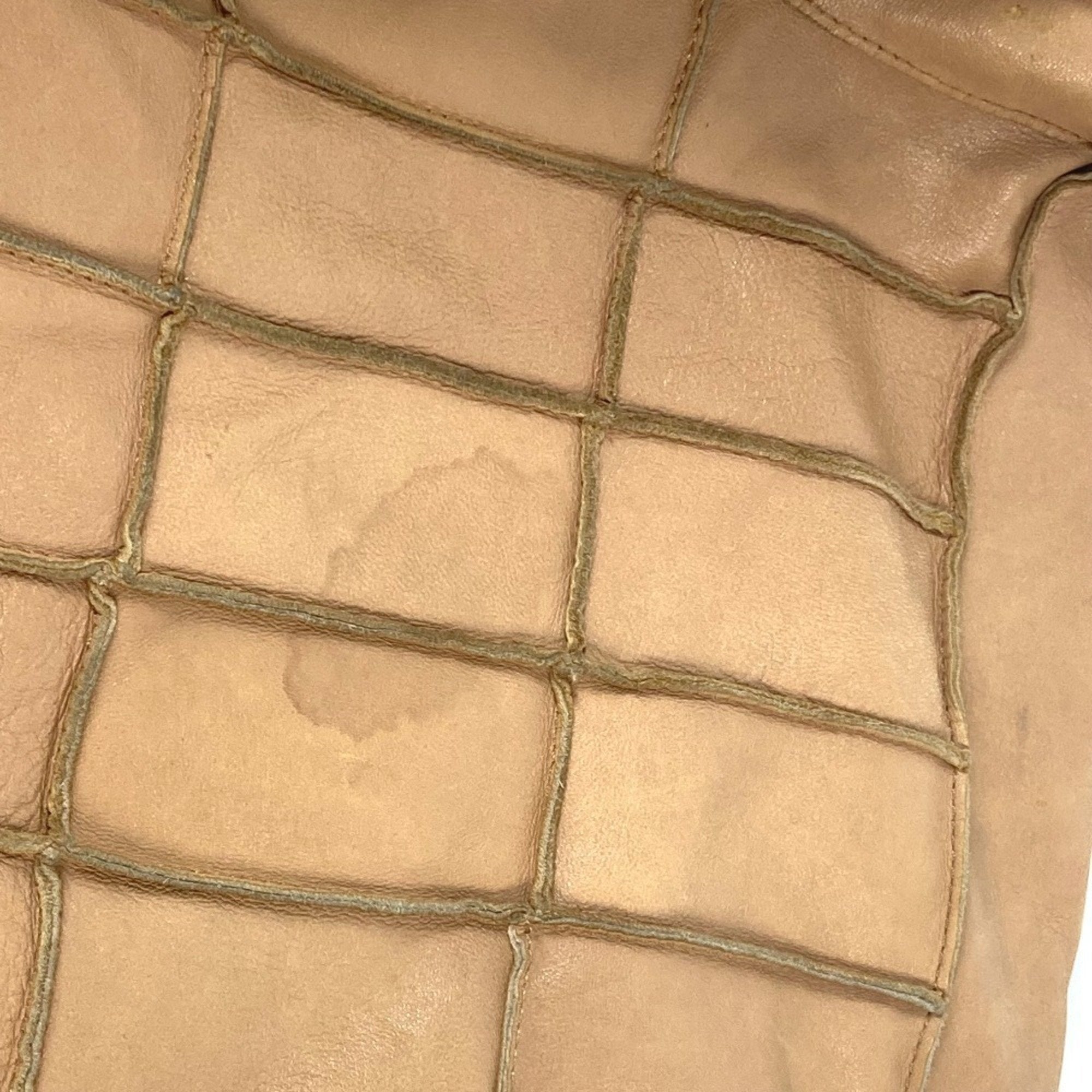 Chanel Beige Leather Shoulder Bag Tote Bag