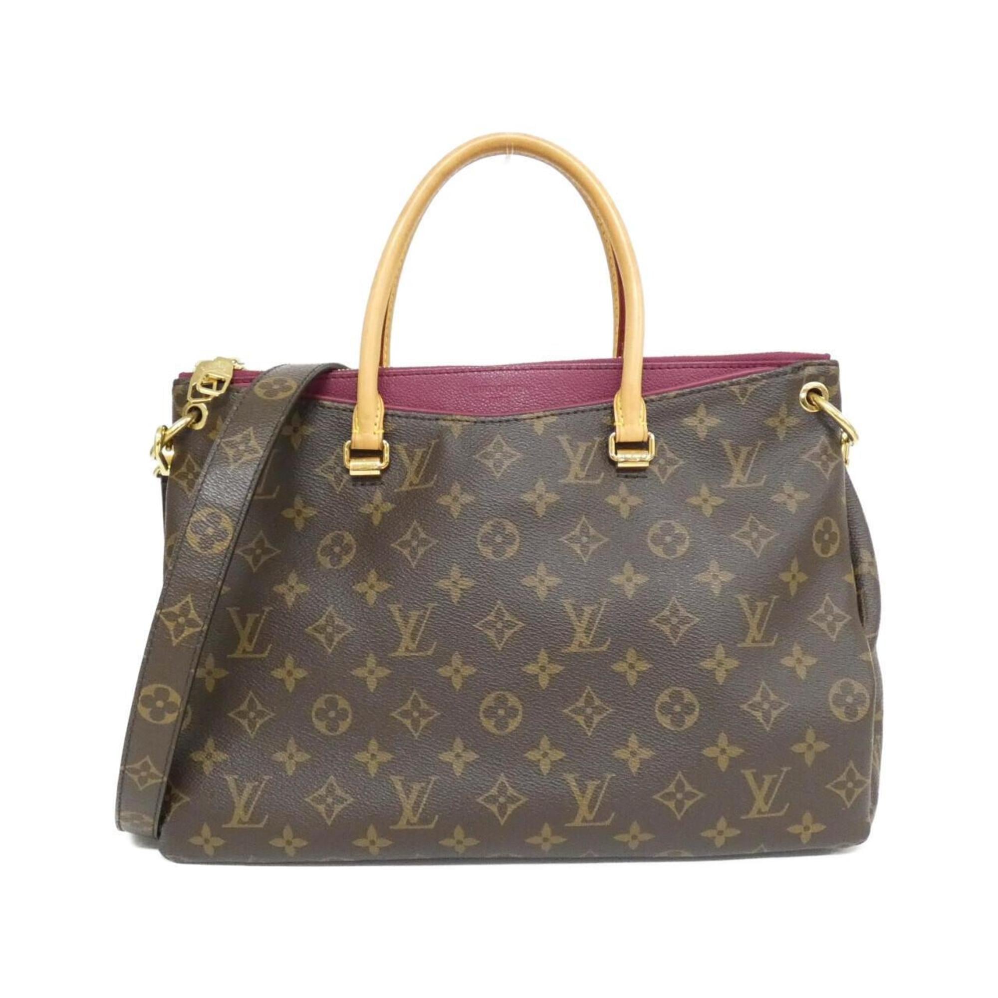 Louis Vuitton Aurore Marron Coated Canvas Handbag