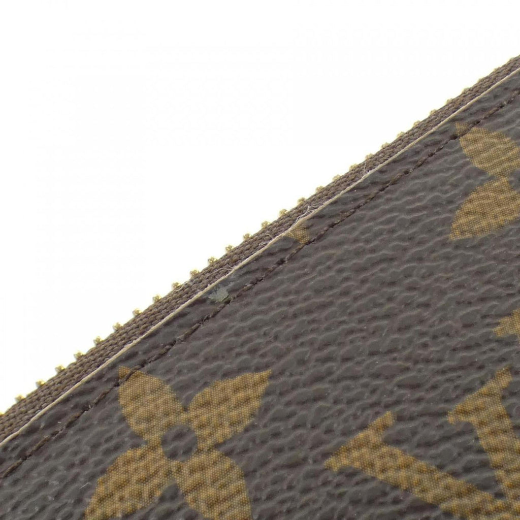 Louis Vuitton Marron Coated Canvas Long Wallet