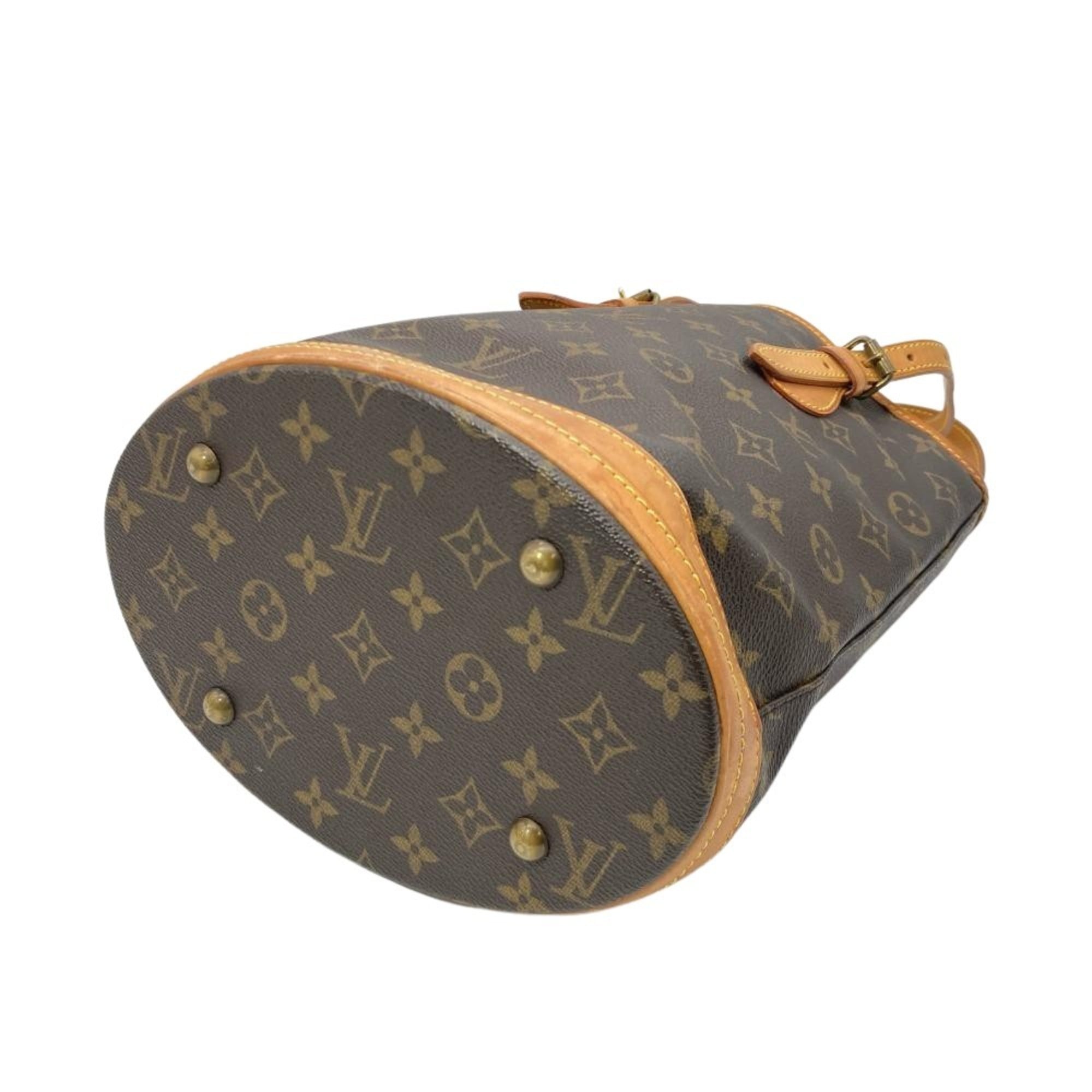 Louis Vuitton Brown Monogram Canvas Handbag Tote Bag