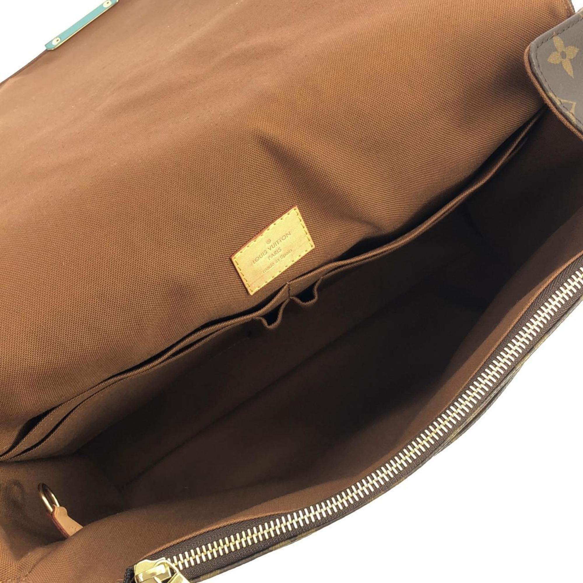 Louis Vuitton Marron Monogram Monogram Coated Canvas Shoulder Bag