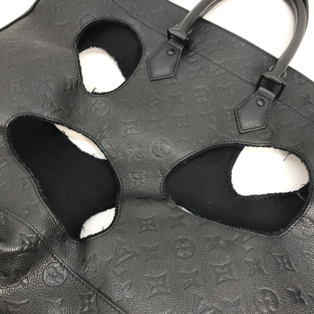 Louis Vuitton Black Noir Monogram Empreinte Shoulder Bag Tote Bag