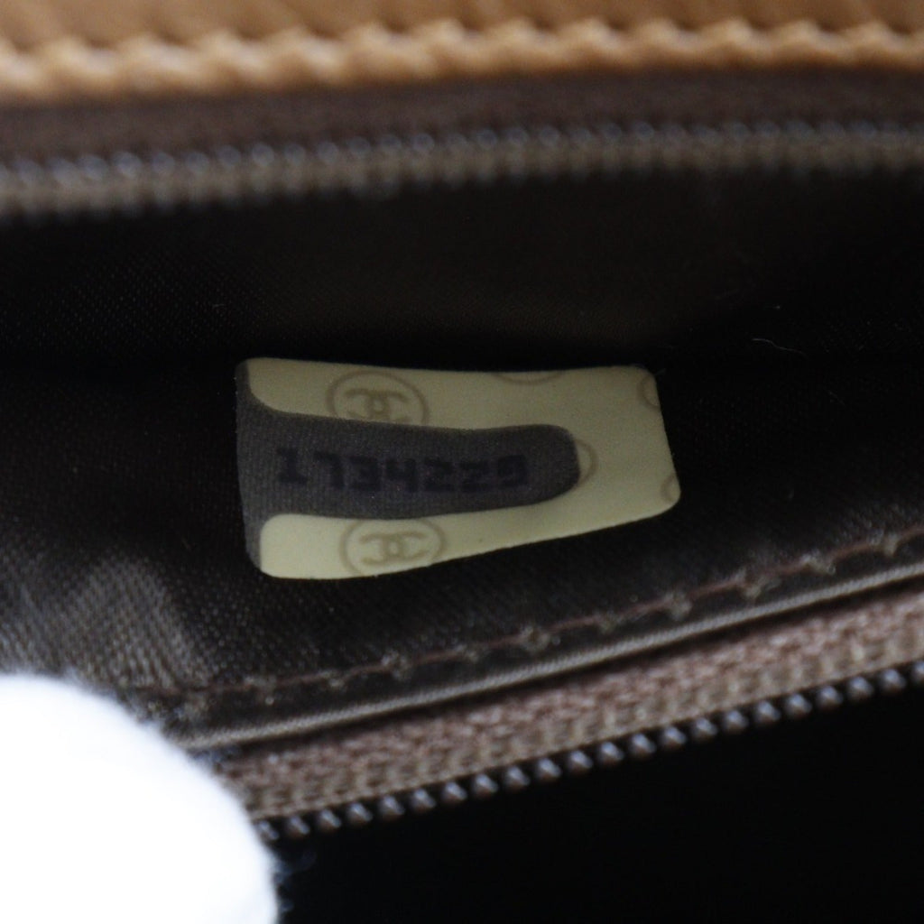 Chanel Beige Leather Handbag
