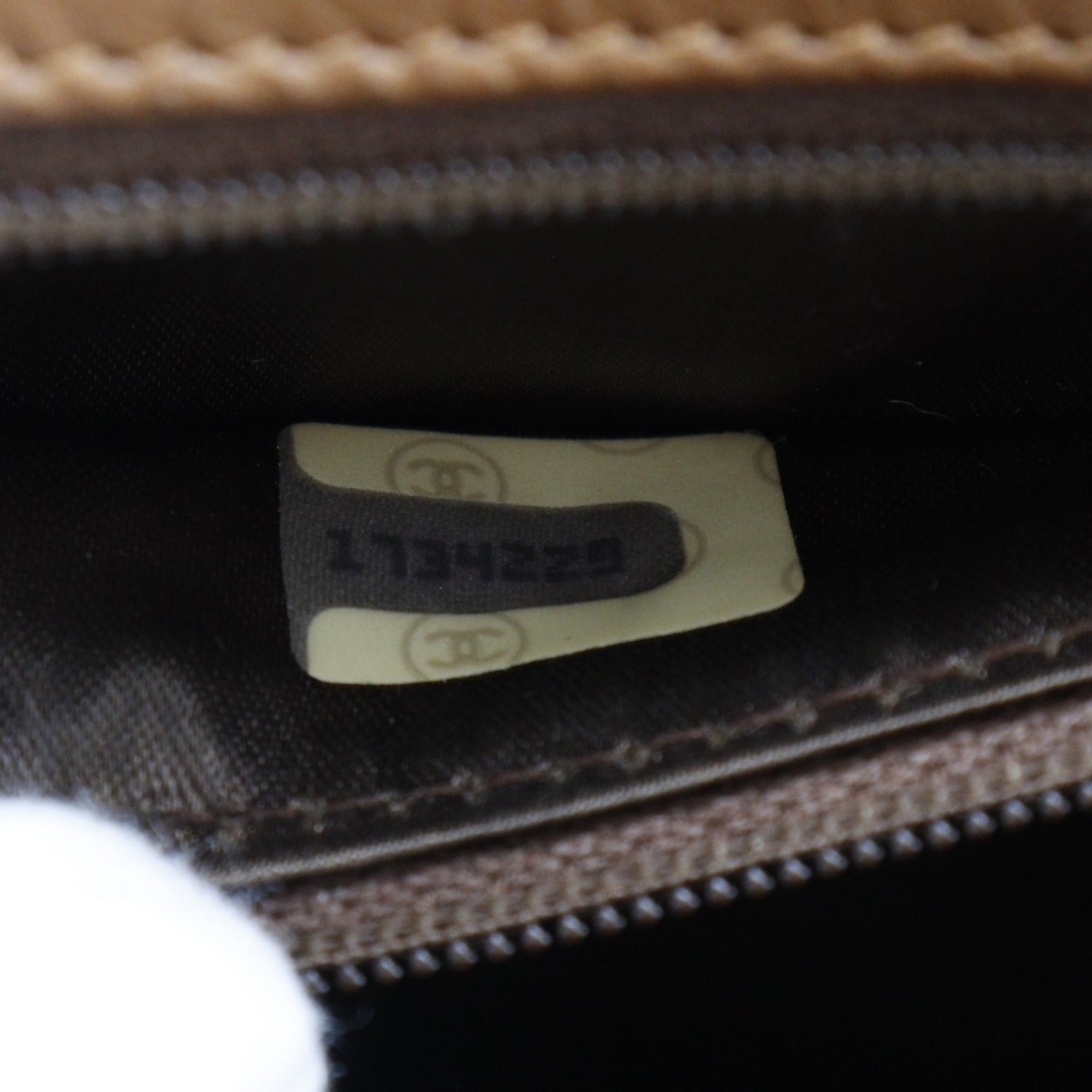 Chanel Beige Leather Handbag