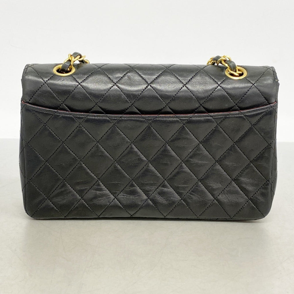 Chanel Black Leather Shoulder Bag