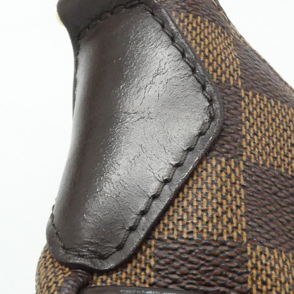 Louis Vuitton Brown Coated Canvas Shoulder Bag