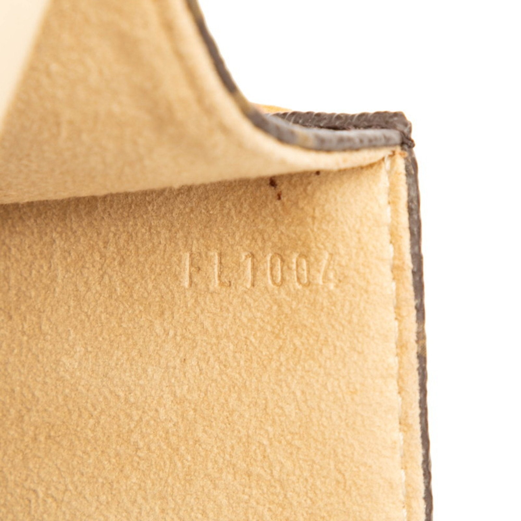 Louis Vuitton Brown Pvc Leather Pochette Sling Bag