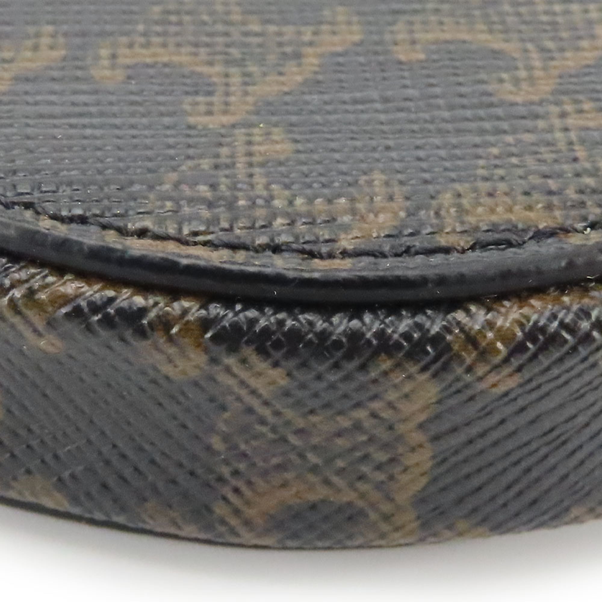 Celine Black Brown Pvc Leather Coin Purse/Coin Case