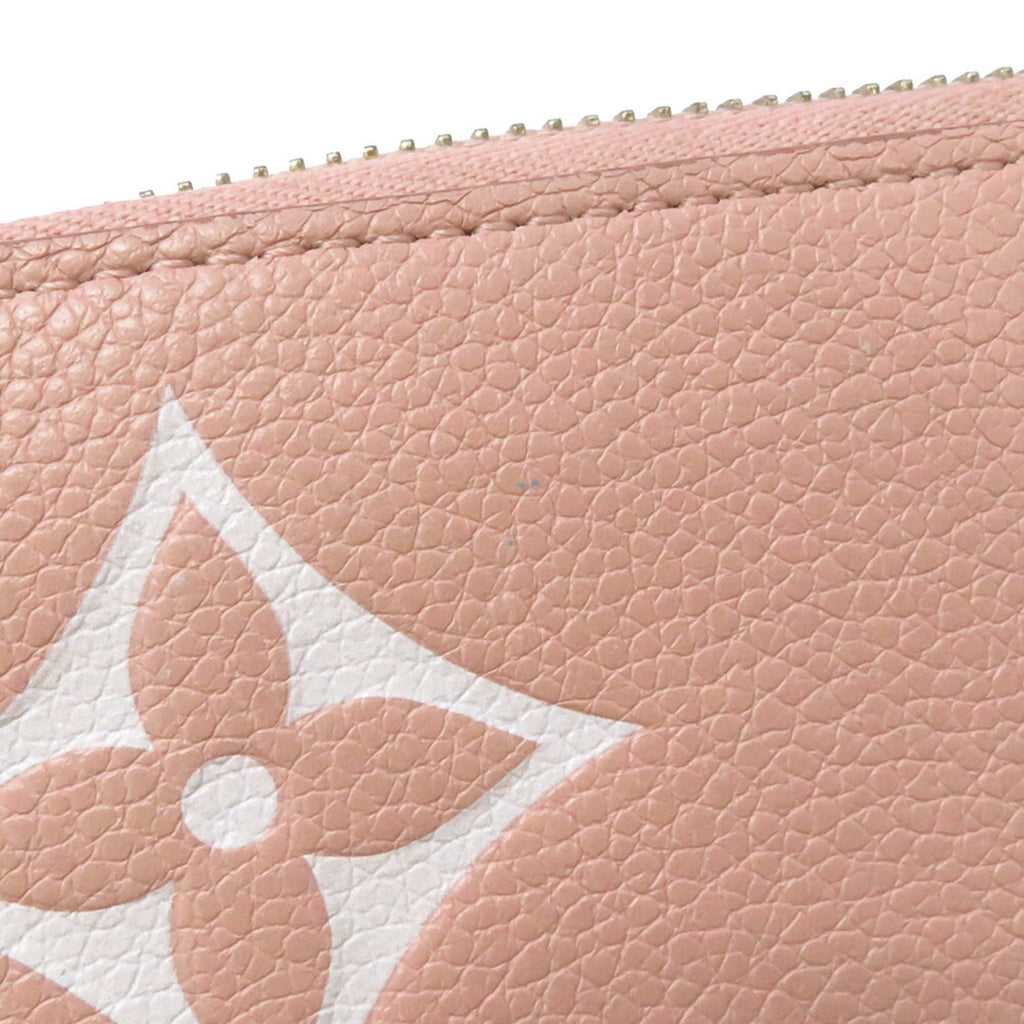 Louis Vuitton Monogram Empreinte Bicolor Cream Rose Monogram Empreinte Long Wallet
