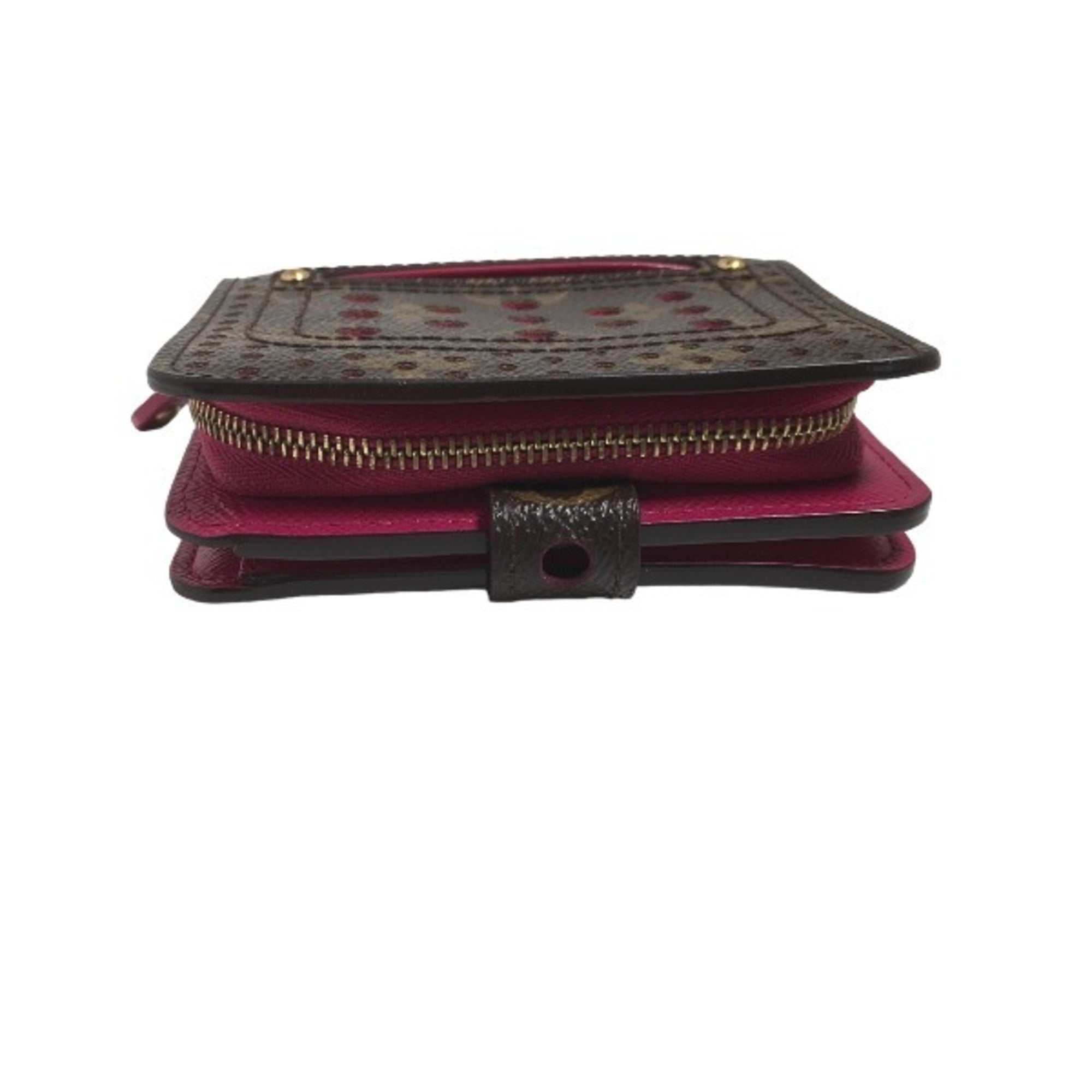 Louis Vuitton Fuchsia Monogram Perforated Wallet