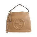 Gucci Beige Leather Shoulder Bag (Pre-Owned)