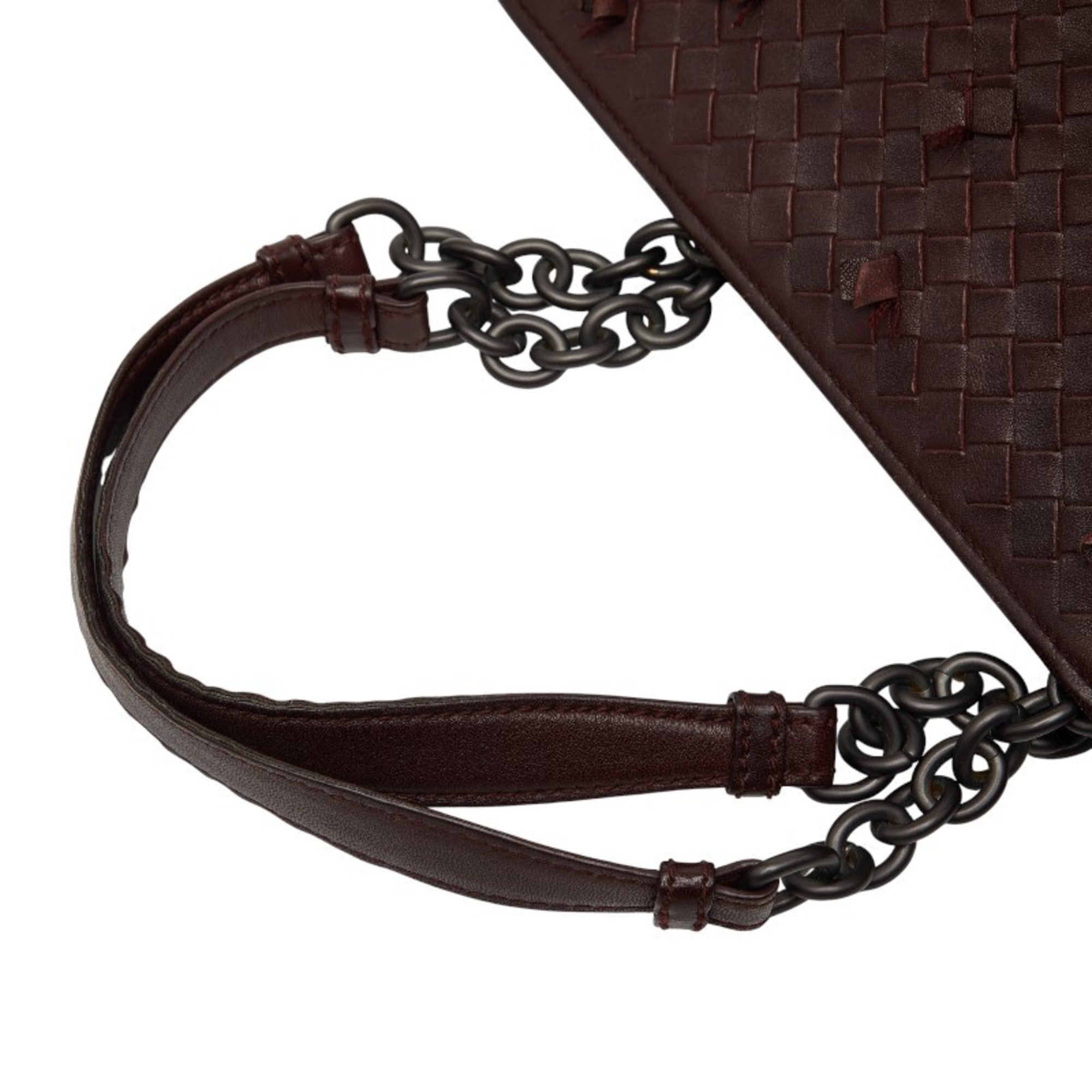 Bottega Veneta Brown Leather Handbag Tote Bag