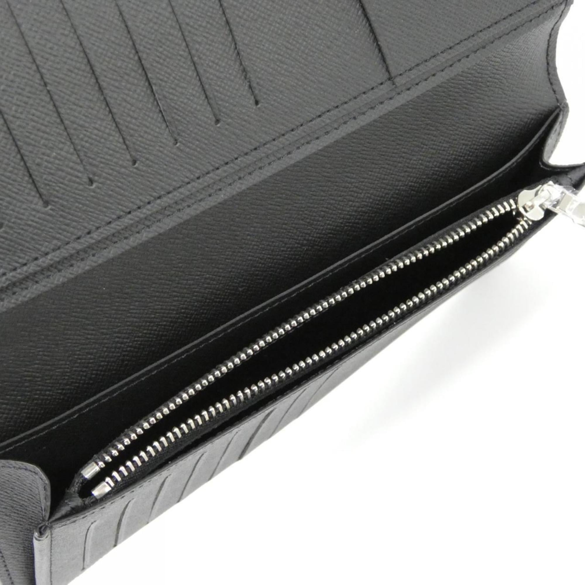 Louis Vuitton Dark Gray Graphite Coated Canvas Long Wallet