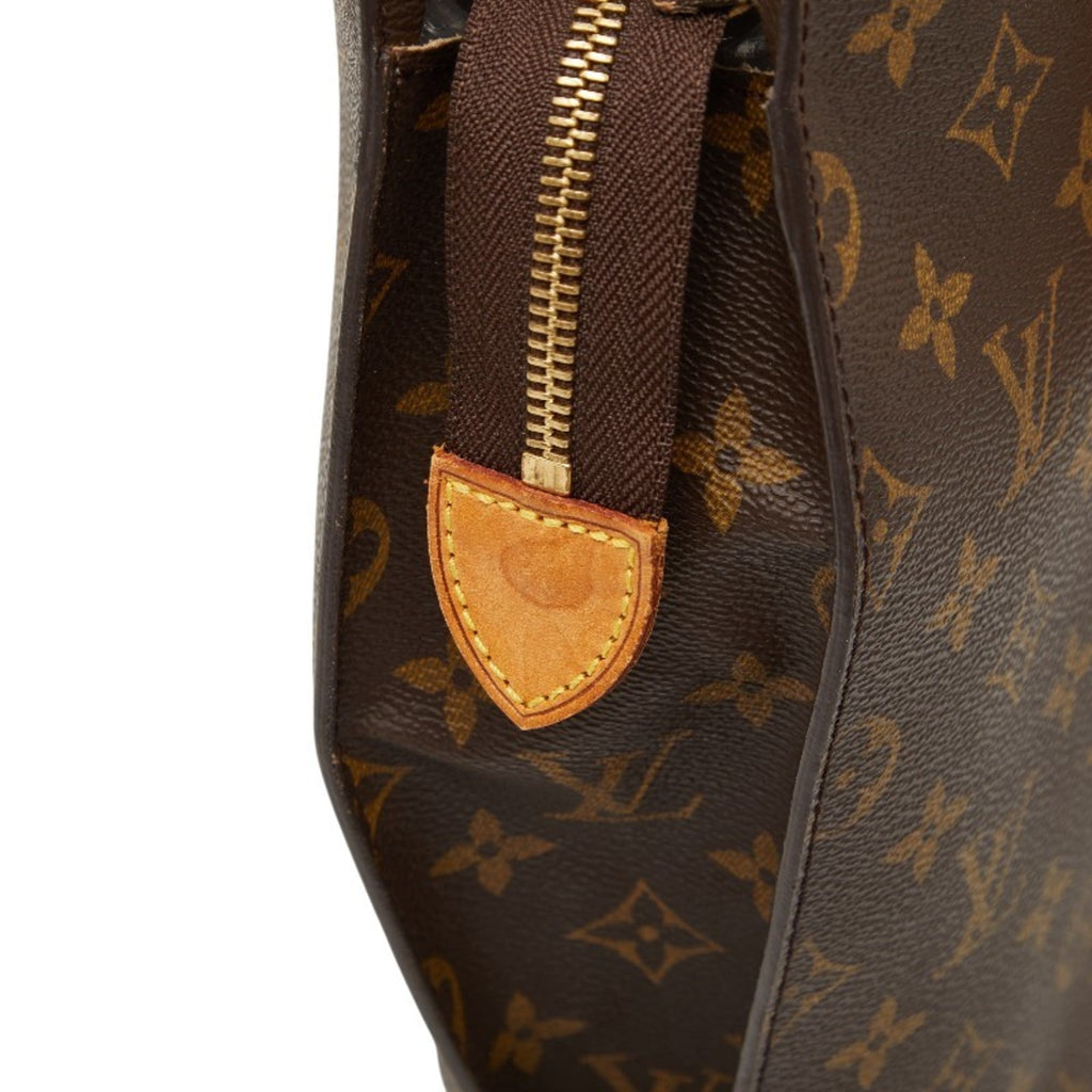 Louis Vuitton Brown Pvc Leather Tote Bag