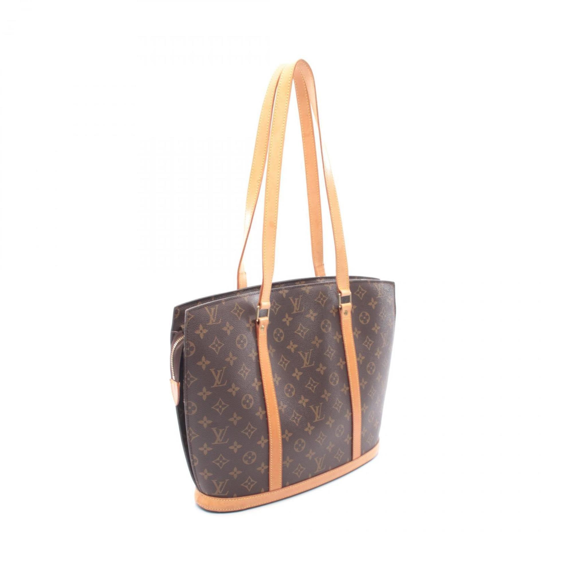 Louis Vuitton Brown Monogram Coated Canvas Leather Handbag Shoulder Bag