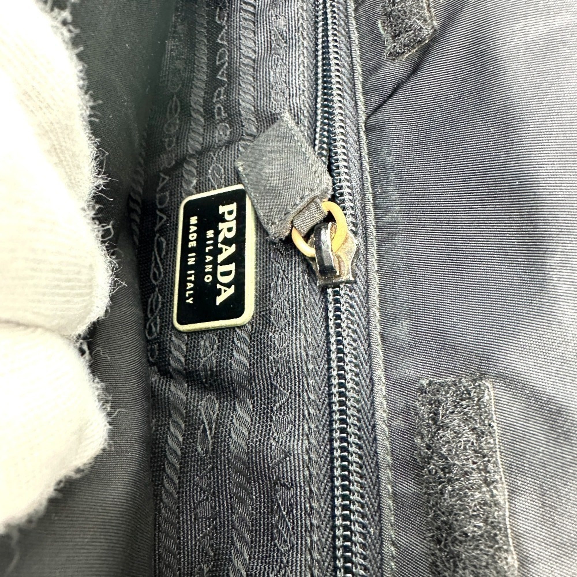 Prada Black Nylon Handbag Tote Bag