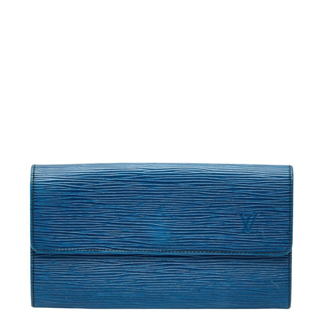 Louis Vuitton Epi Toledo Blue Leather Long Wallet