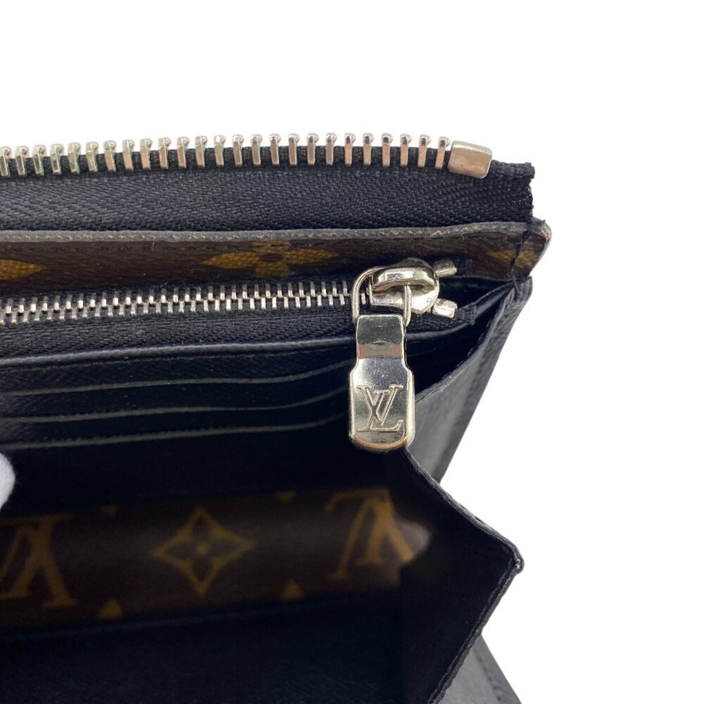 Louis Vuitton Brown Monogram Leather Long Wallet