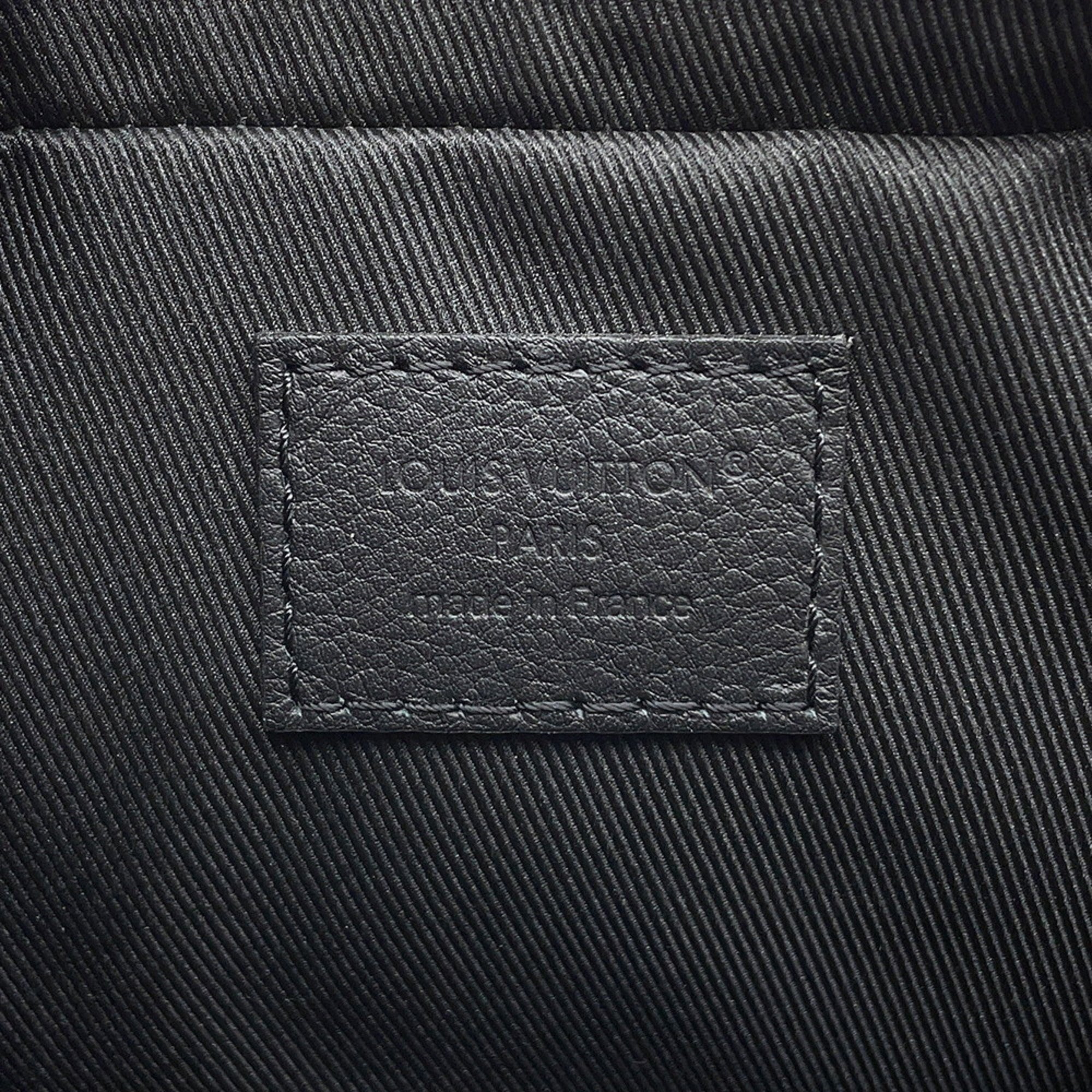 Louis Vuitton Black Noir Monogram Shadow Shoulder Bag