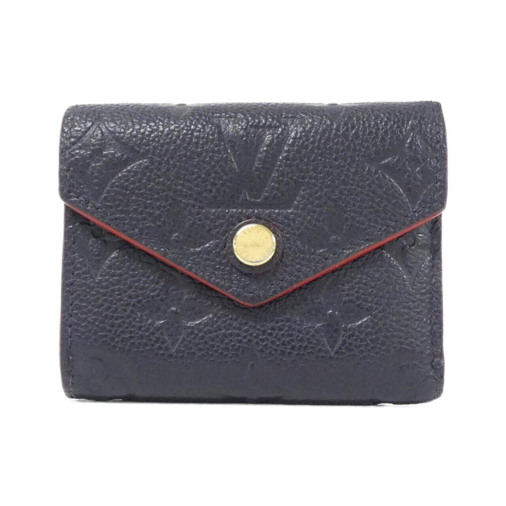 Louis Vuitton Black Leather Wallet (Tri-Fold)
