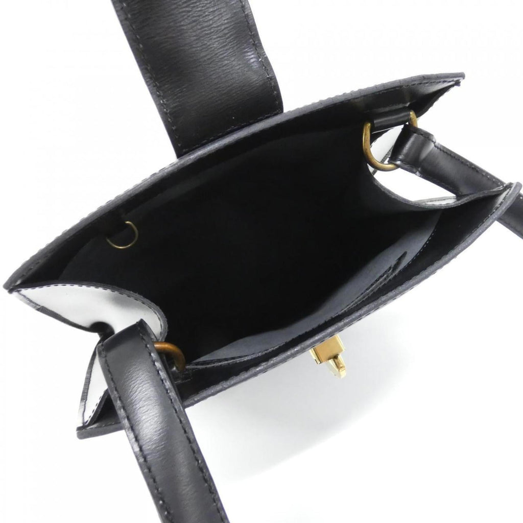 Louis Vuitton Black Leather Shoulder Bag