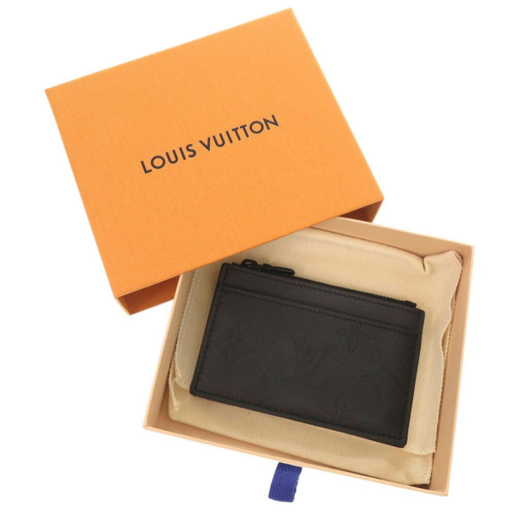 Louis Vuitton Black Monogram Shadow Coin Purse/Coin Case