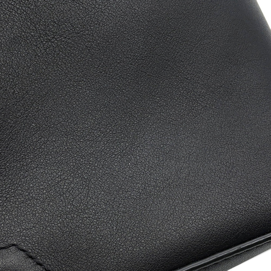 Louis Vuitton Black Noir Leather Messenger Bag Shoulder Bag