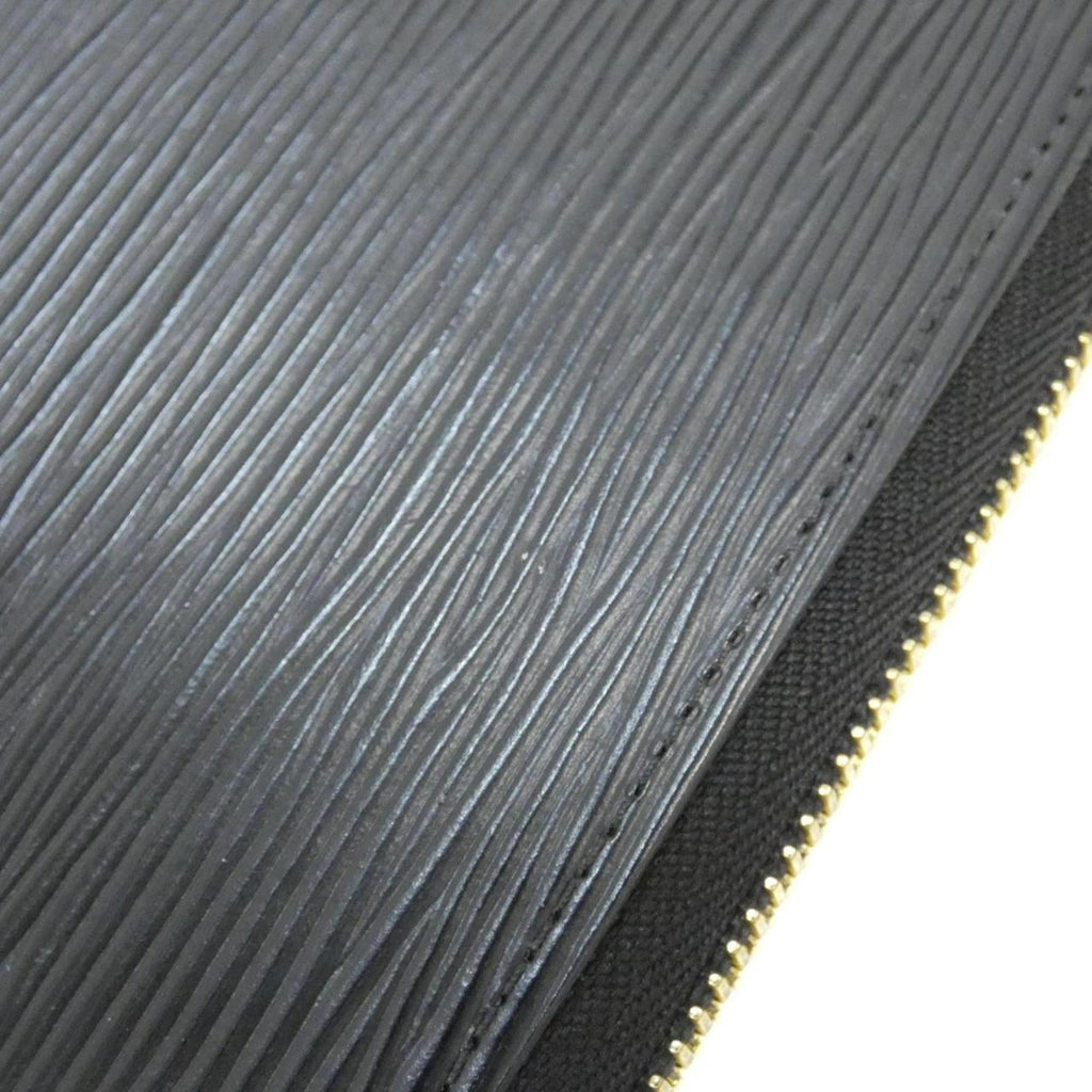 Louis Vuitton Black Leather Long Wallet
