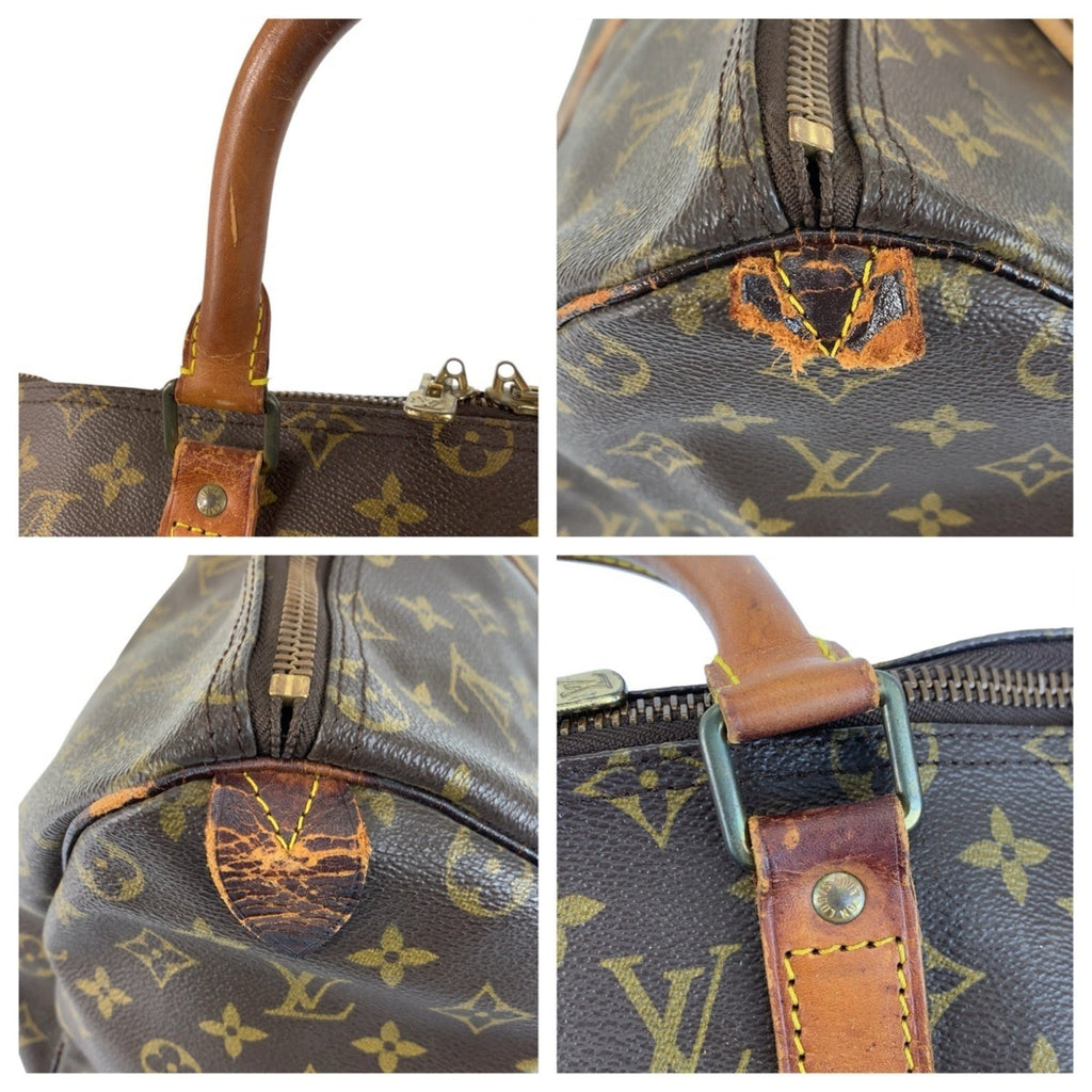Louis Vuitton Brown Monogram Boston Bag Handbag