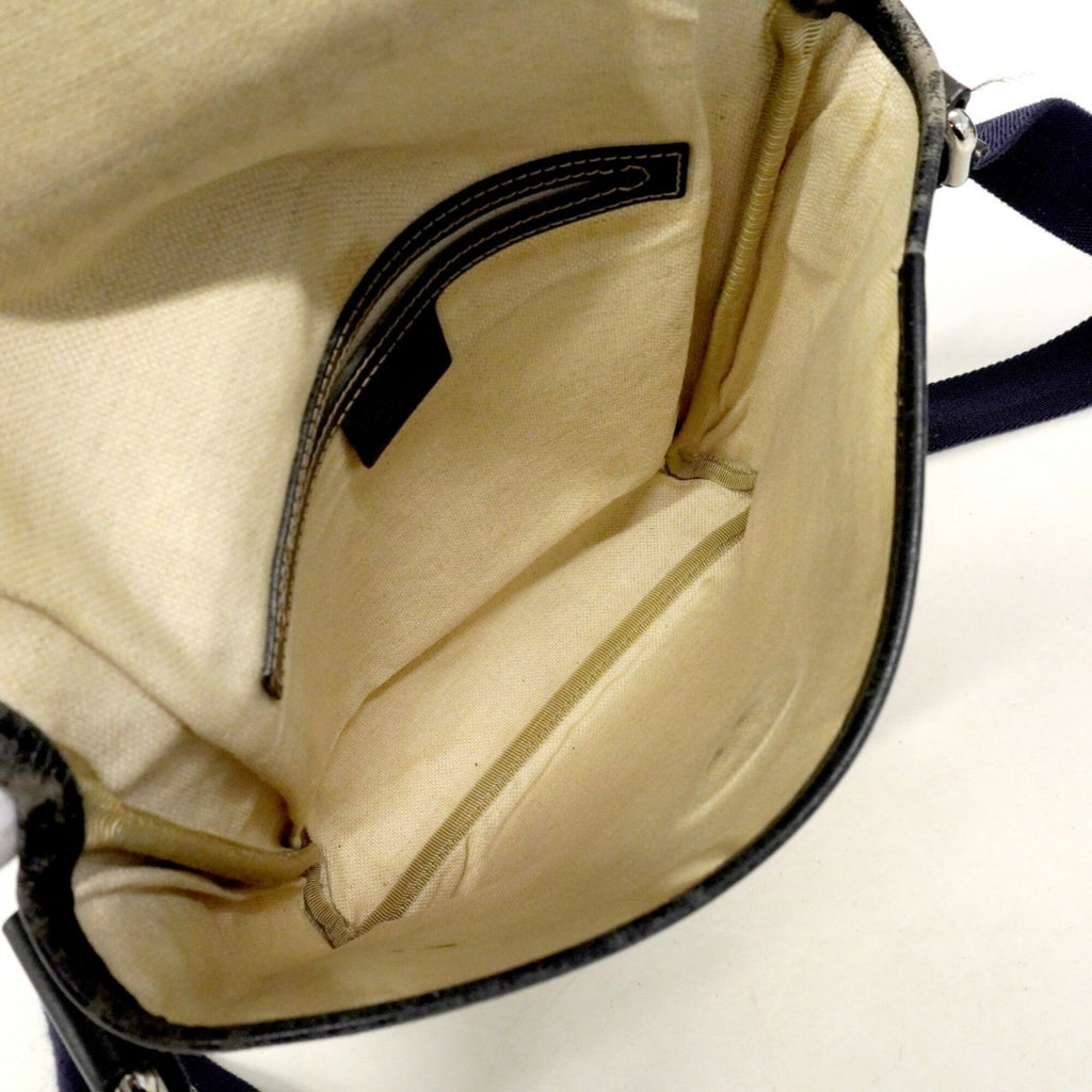 Gucci Navy Pvc Shoulder Bag (Pre-Owned)