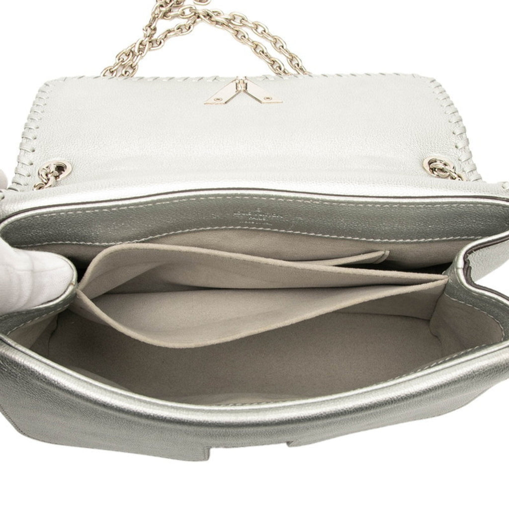 Louis Vuitton Argent Silver Leather Shoulder Bag