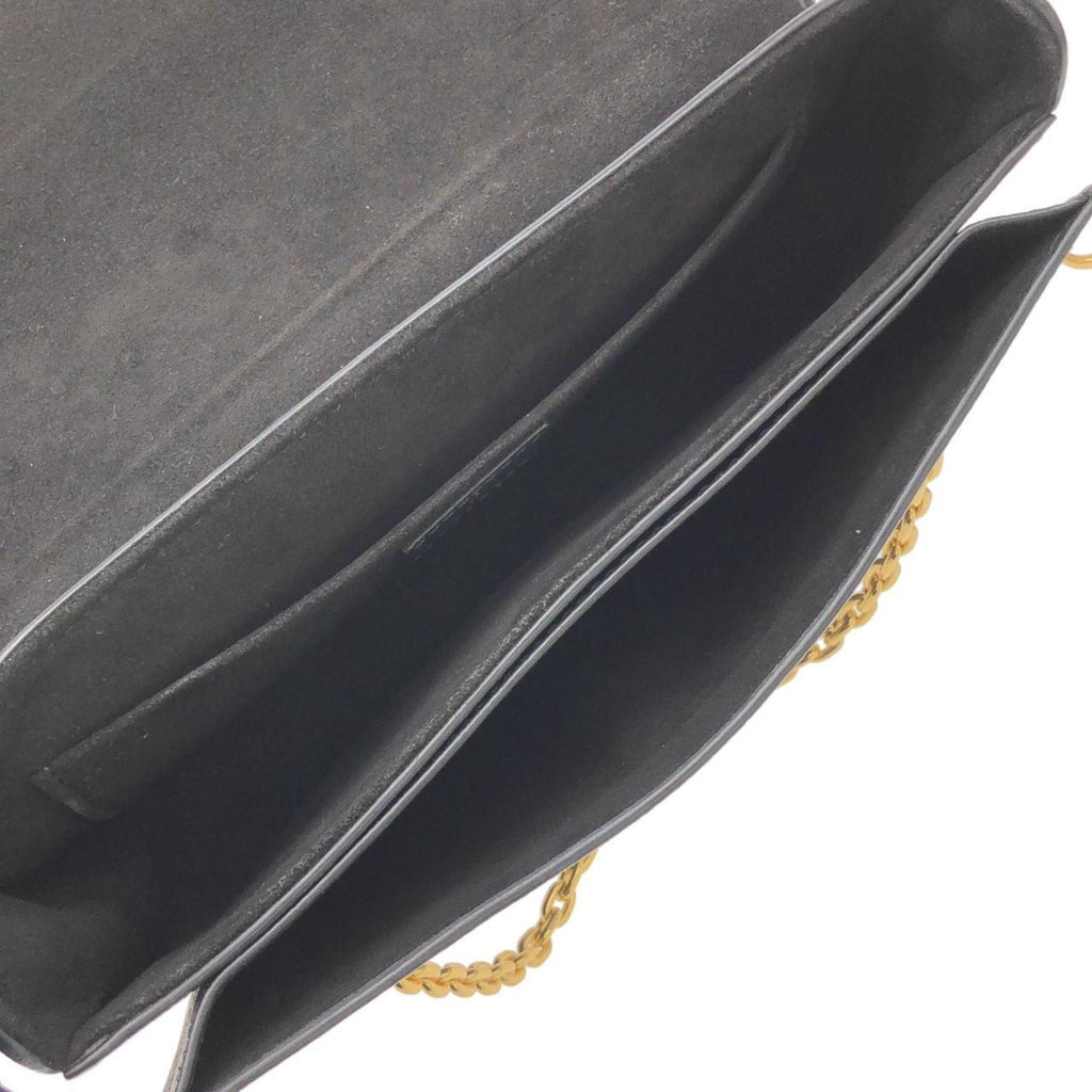 Louis Vuitton Black Leather Shoulder Bag
