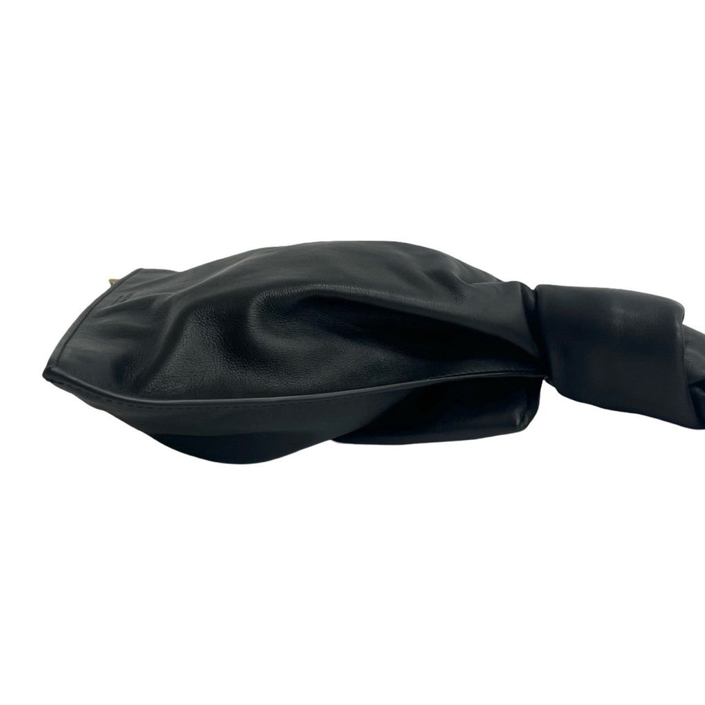 Bottega Veneta Black Leather Clutch Bag Handbag
