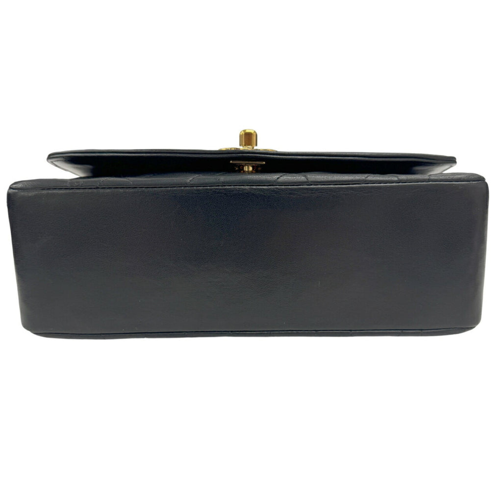 Chanel Matelasse Black Leather Shoulder Bag