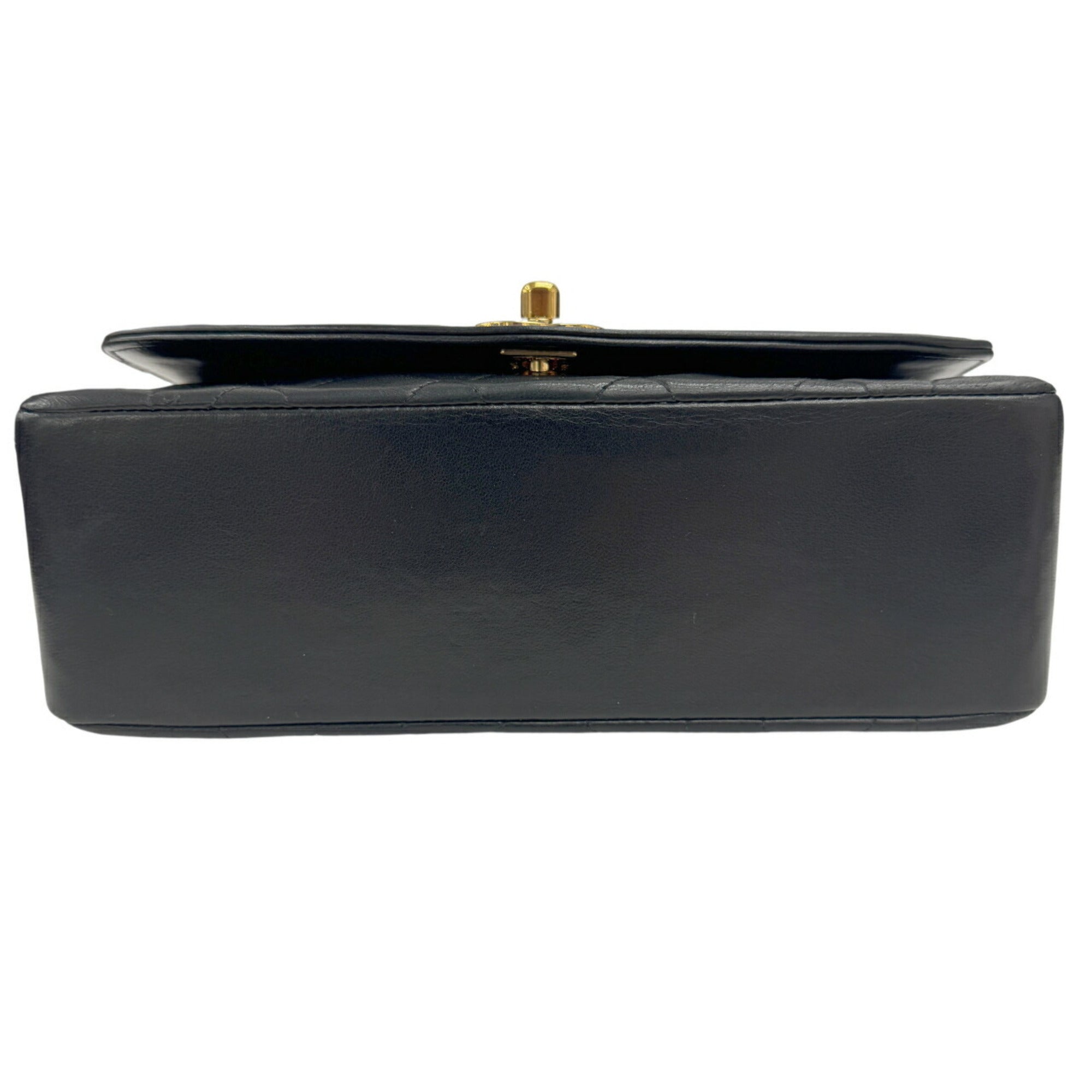 Chanel Matelasse Black Leather Shoulder Bag