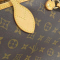 Louis Vuitton Marron Coated Canvas Handbag